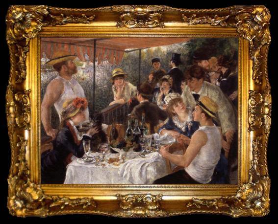 framed  Pierre Renoir The Luncheon of the Boating Party, ta009-2